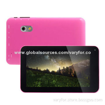 7-inch Android Dual Core Tablet PC, 800x480Pixels 5-point capacitive touchscreen with Wifi Bluetooth